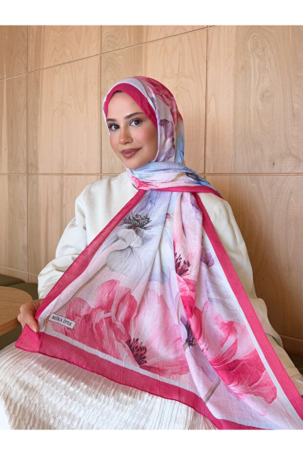 Patterned Bamboo Shawl - Soft & Trendy