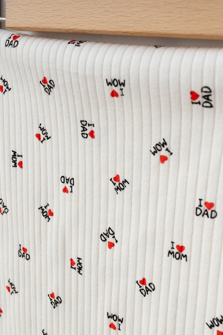 Newborn 7-Piece 'I Love Mom & Dad' 100% Cotton Hospital Exit Set