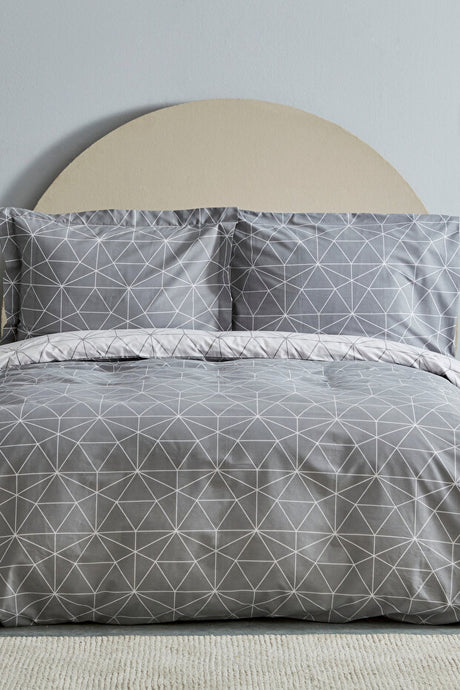 Colby 100% Cotton Double Duvet Cover Set - 4 Piece