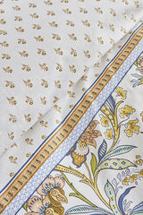 Indra 100% Cotton Single Duvet Cover Set - Floral