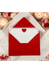 Romantic Gift Note Card Set - 2 Envelopes & 2 Cards (13x18cm)