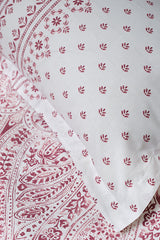 Della Powder Double 100% Cotton Pique Bedding Set