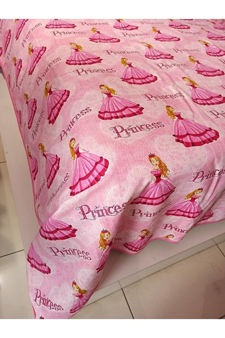 Girl's Princess 100% Cotton Single Pique - 150x240 cm