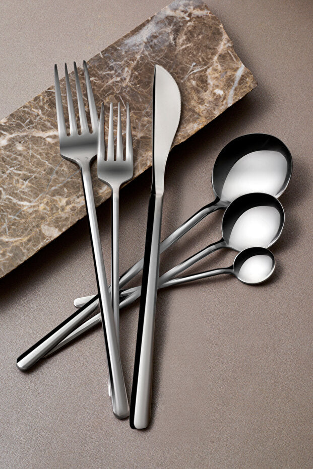36-Piece Stainless Steel Cutlery Set for 6 People