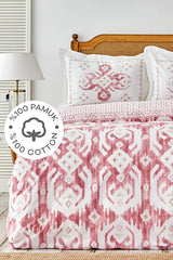 Neos Powder 100% Cotton Double Duvet Cover Set