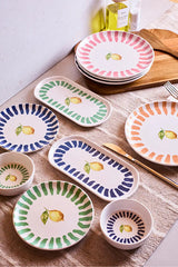 Lemon Motif 10-Piece Breakfast Set for Four