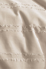 100% Cotton Double Fringed Duvet Cover Set - 200x220cm