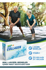 Compresse di Collagene MP+ con L-Arginina, Bromelina, Vitamina C - 30 Compresse