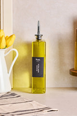 750ml Glass Oil & Vinegar Dispenser Bottle with Silver Pour Spout