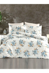 Dora Double Floral Duvet Cover Set - 4-Piece, Cotton Blend
