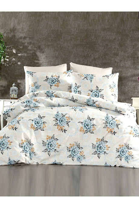 Dora Double Floral Duvet Cover Set - 4-Piece, Cotton Blend
