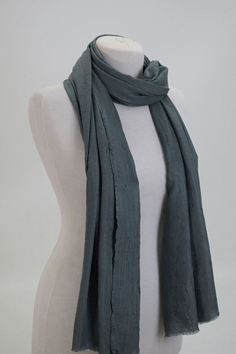 Bamboo Crinkle Shawl - Iron-Free & All-Season Comfort