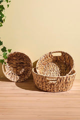 Woven Storage Baskets - Set of 3