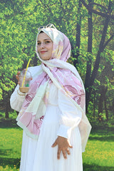 Flora Floral Shawl - Soft Cotton & Elegant Design