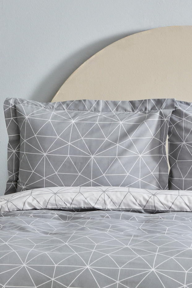 Colby 100% Cotton Double Duvet Cover Set - 4 Piece