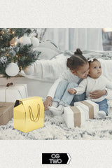 Portable Gold Gift Box & Bag - Special Design 24x14x20cm