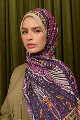 Marrakech Soft Shawl - Purple Pink Paisley