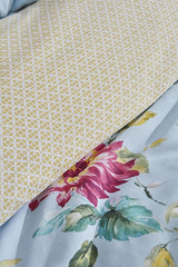 Jolie Single Duvet Cover Set - 100% Cotton Floral Design