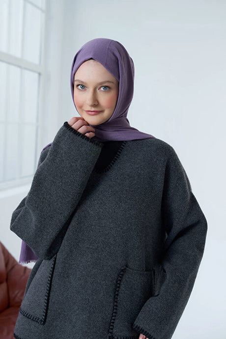 Neo Cotton Shawl - Soft, Lightweight Purple ()