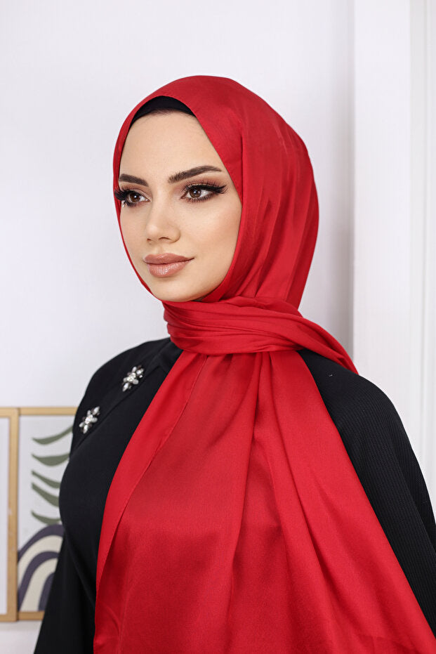 Janjan Satin Shawl - Lightweight & Elegant Evening Wear