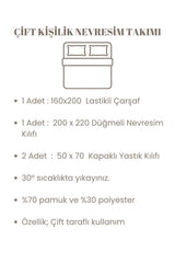 Double-Sided Patterned Duvet Cover Set with Fitted Sheet