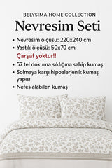 Belysima Ultra King Size Duvet Cover Set - 220x235cm, 100% Cotton