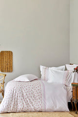 Glen 100% Cotton Double Duvet Cover Set - Pink Floral