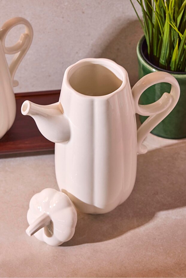 Pumpkin Design Porcelain Oil & Vinegar Dispenser Set - 2 Sizes