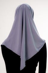 Easy-Wear Pleated Hijab Set - 50cm, 2-Piece
