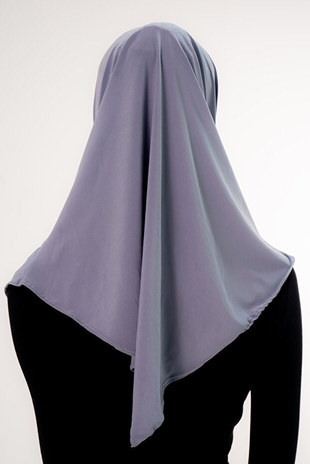 Easy-Wear Pleated Hijab Set - 50cm, 2-Piece