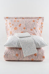 Daisy 100% Cotton Single Size Duvet Cover Set - OEKO-TEX Certified