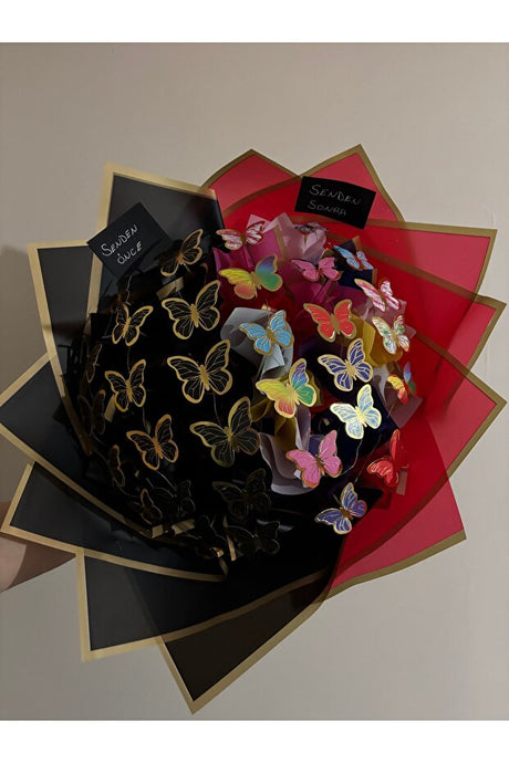 LED Butterfly Bouquet - Before & After Design