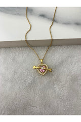 Elegant Pink Love Gift Set with Drawer Box - Jewelry, Bear & Rose Dome