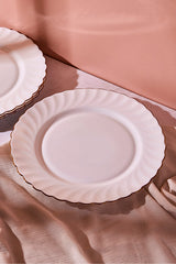 Elegant Waves Opal Gilded Serving Plate - 26.5 cm