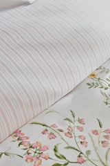 Single Floral 100% Cotton Duvet Cover Set - Green
