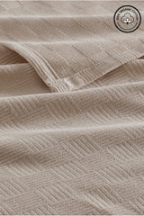 100% Organic Cotton Single Pike Bedspread - Small Checkered