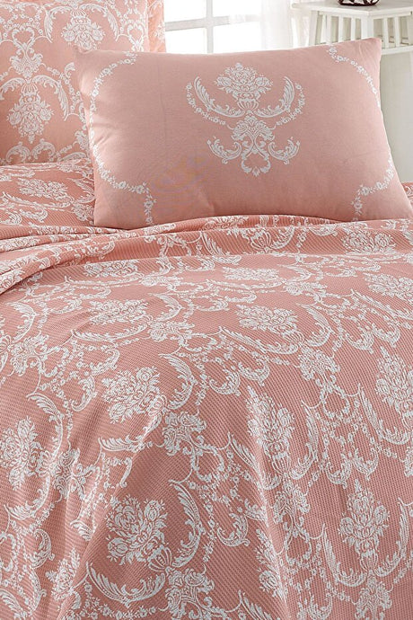 Single Pique Bedding Set - 2-Piece Pure Powder Pink