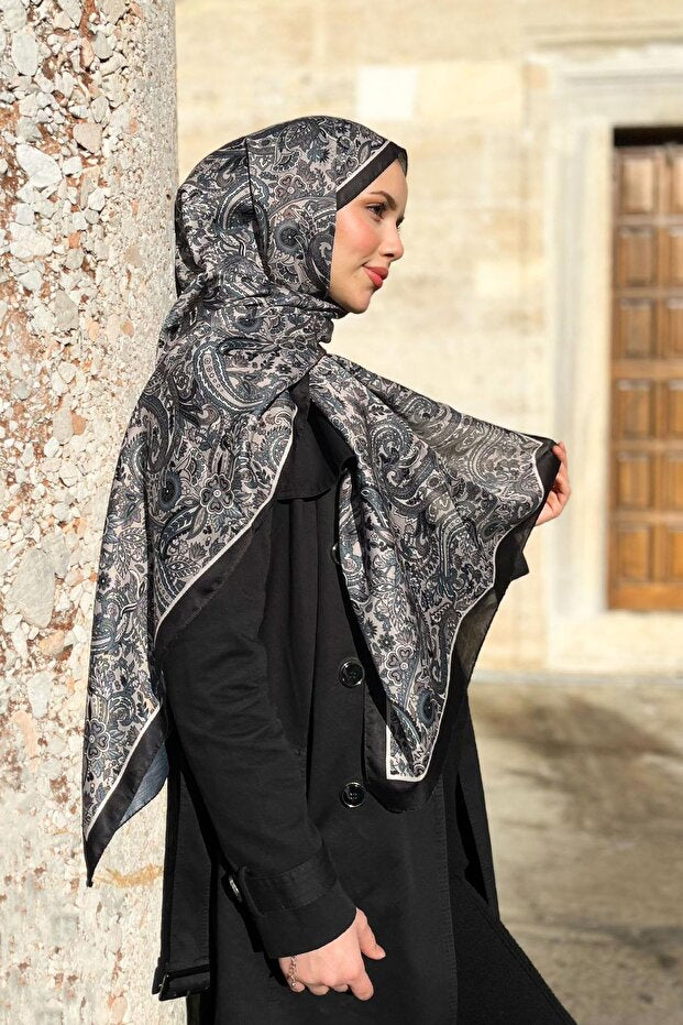 Soft Cotton Shawl - Breathable Ethnic Paisley Design
