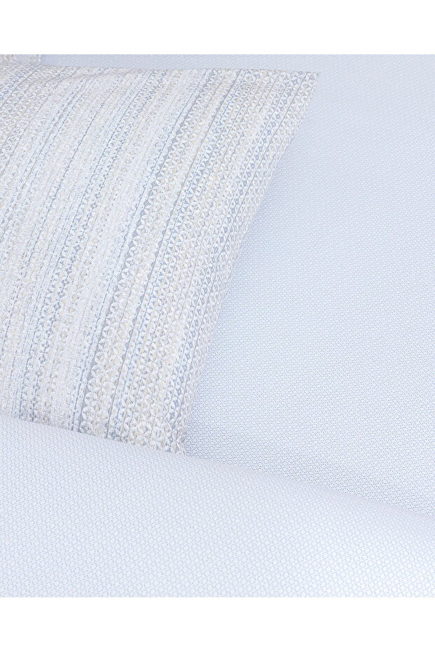 Niort Double Size 100% Cotton Ranforce Duvet Cover Set - Beige