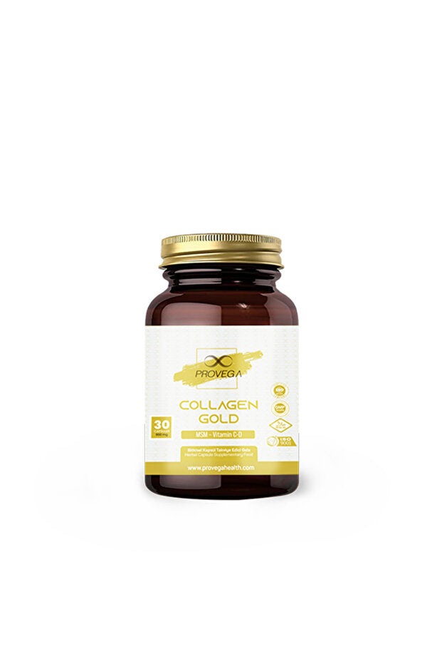 Integratore di Collagene Oro Tipo 2 con MSM, Vitamina C-D (30 Capsule x 2)