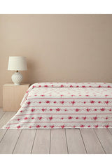 Double Size Quilt - Floral Line Pink Cotton