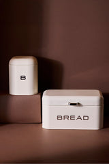 Modern Kitchen Storage Set - Bread Box & Biscuit Canister