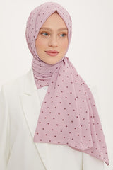 Polka Dot Viscose Polyester Shawl - Breathable