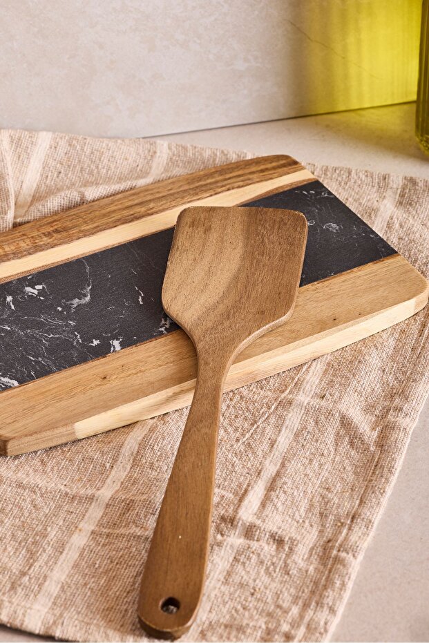 Dara Acacia Wood Spatula - Non-Stick Safe Kitchen Utensil