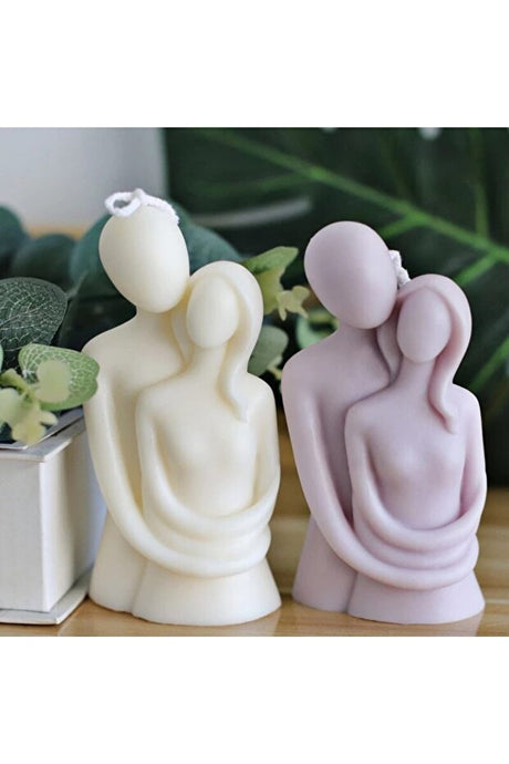 Happy Couple Silicone Candle Mold - Perfect for Valentine's Day Gifts