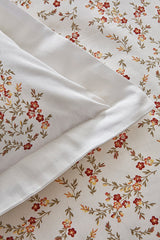 100% Cotton Double Duvet Cover Set with Pique Blanket