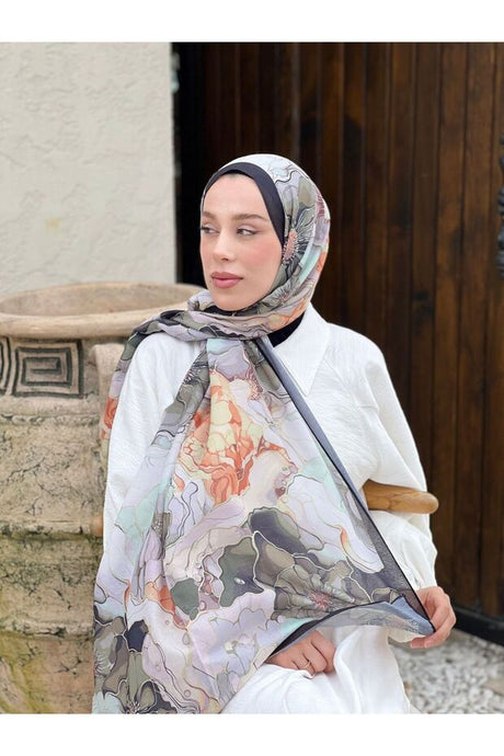 Châle Desen Lina - Design Floral Élégant