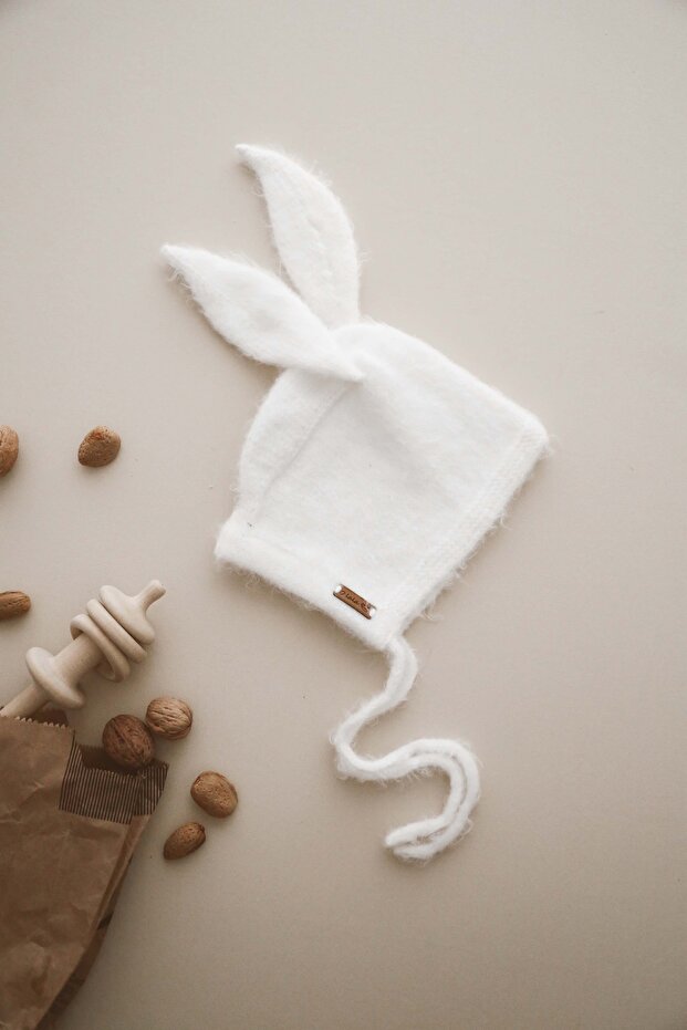 Soft Rabbit Ear Baby Bonnet