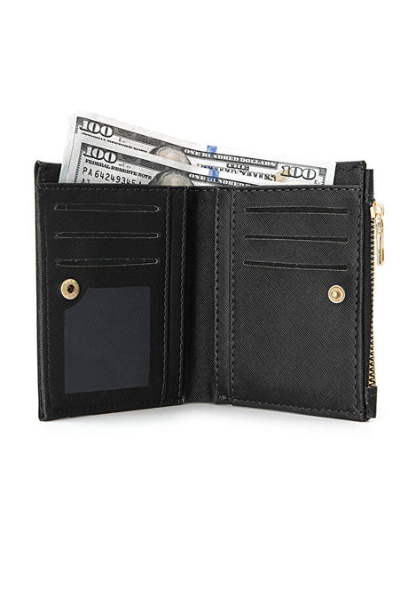 Women's Faux Leather Multi-Card Slot Wallet with Coin & Cash Pockets