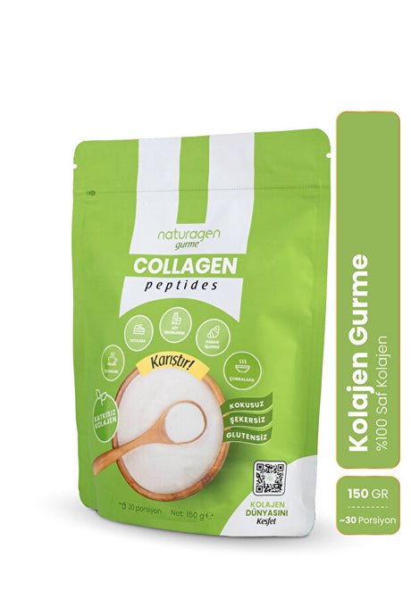 Gurme Collagen Peptides Powder - 150g, 100% Pure